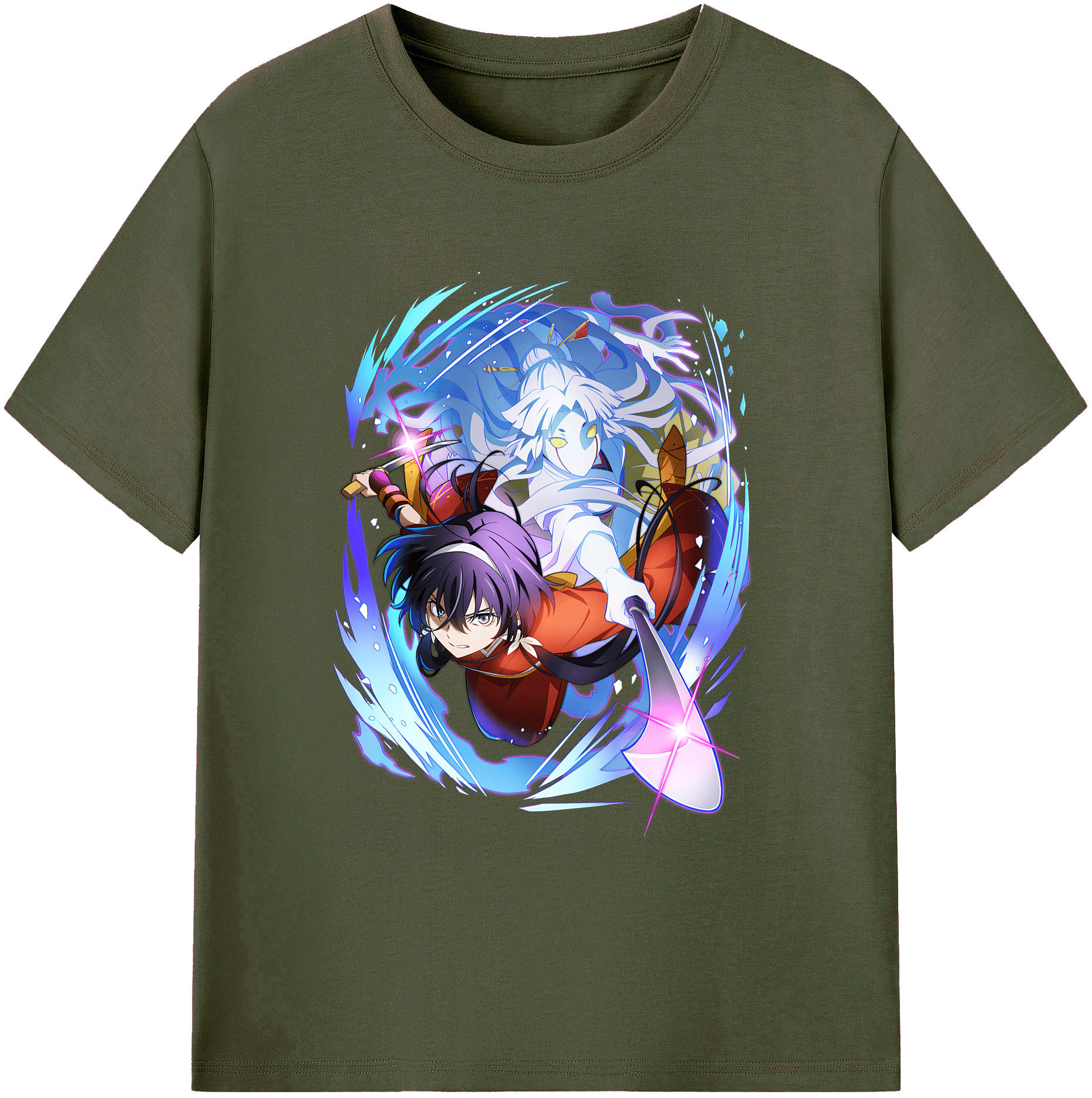 （画像用） 文豪ストレイドッグス Bungo Stray Dogs 綿100％ メンズ半袖Tシャツ｜肌触りやわらか＆通気性